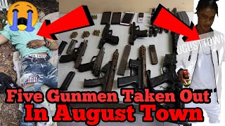 Five Gunmen Taken Out In August Town +Weapons Sized