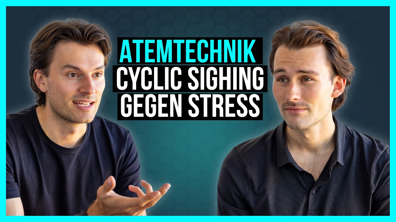 Cover der Episode „Cyclic Sighing: Die beste Atemtechnik gegen akuten Stress | Biohack"