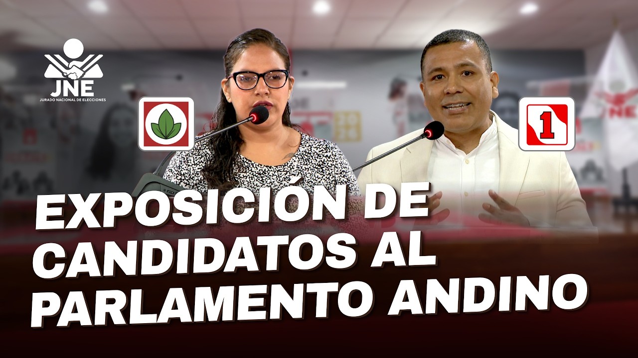 Exposición de candidatos al Parlamento Andino 2026 | Grupo 3
