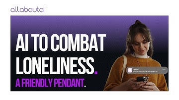 Meet Friend: The AI-Powered Pendant to Combat Loneliness | Powered by Anthropic AI Technology