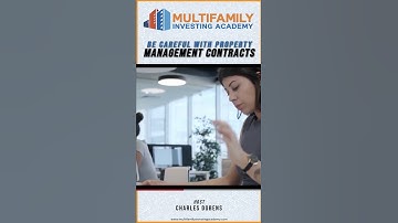 Be Careful With Property Management Contracts