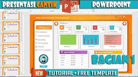 (part 1) membuat pressentasi keren di powerpoint untuk presentasi skripsi bentuk dashboard web