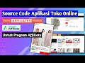Source Code PHP Toko Online atau E-commerce Untuk Program Affiliate Shopee atau Tokopedia