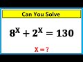 Math Olympiad | A Nice Algebra Maths Problem | Find the Value of X?