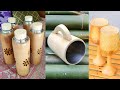 3 Most Amazing Bamboo craft. How to make Bamboo Flask Water bottle.  #bottle #Bamboo_Cup