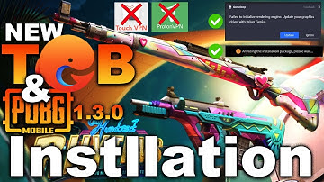 NEW TGB Installation and PUBG Mobile Installation - TGB Rendering Engine and Graphic issue FIX