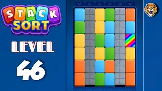 Stack Sort : Color Puzzle Level 46 Walkthrough