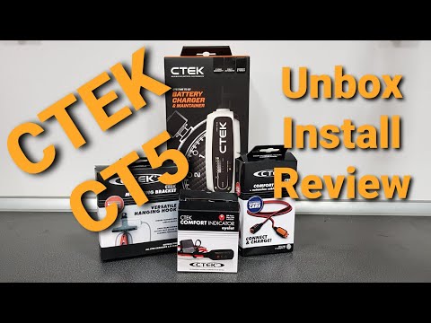 CTEK CT5 Battery Charger & Maintainer - Unbox, Install, & Review 