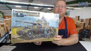 MBK packt aus #910 - 1:35 Panzer IV Ausf G early & Motorcycle Eastern Front (Tamiya 25209)