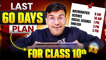 60 DAYS PLAN to Cover Class 10th Complete Syllabus🔥No One Will Tell You This!🤯