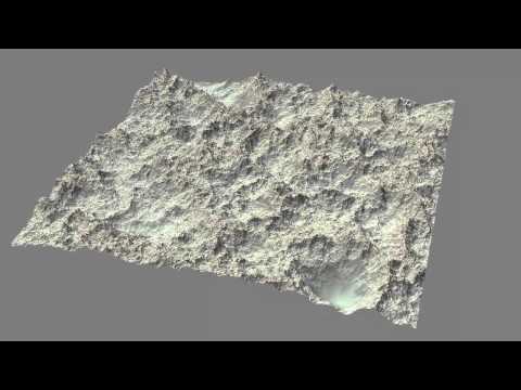 Ridged Multifractal Terrain Generation Process