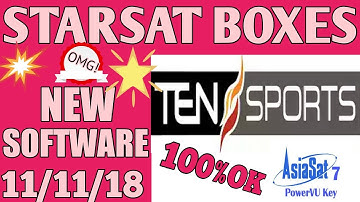 StarSat Boxes New Softwares Sony Network OK Must Watch || by Usama Tech