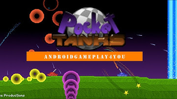 Pocket Tanks Android Game Gameplay [Game For Kids]