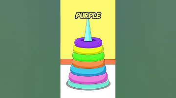 Learn Colors By Stacking The Rainbow Ring TOYS Shorts Kastarisentra 