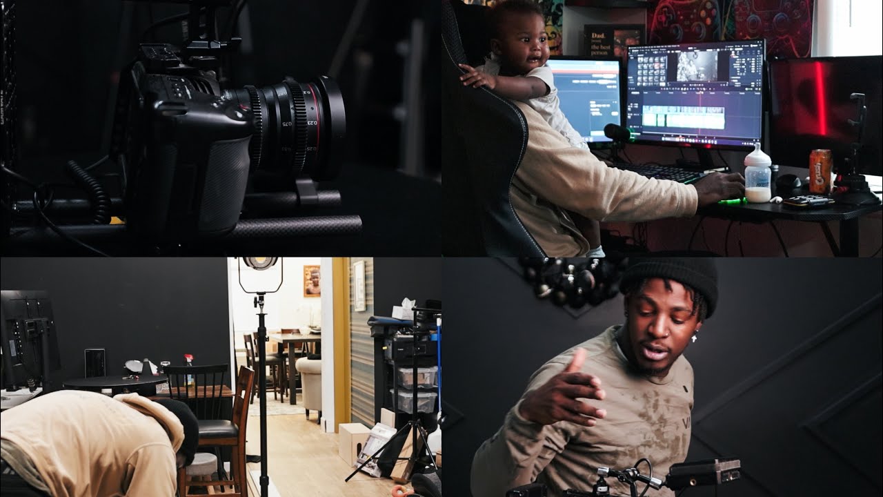 DAY IN THE LIFE of a videographer + dad VLOGMAS - YouTube