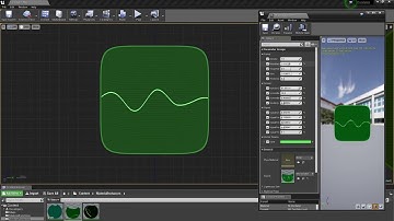 (WIP) UE4 - Oscilator, EKG, Radar - procedural material