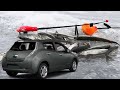 На зимнюю рыбалку ЗА КОРЮШКОЙ на Nissan Leaf
