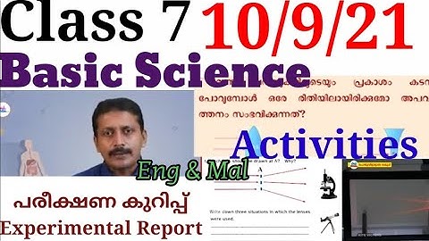 Class 7 Basic Science Worksheet 10/9/21|STD 7 Basic Science Worksheet 10/9/21|Activities|@educutz131