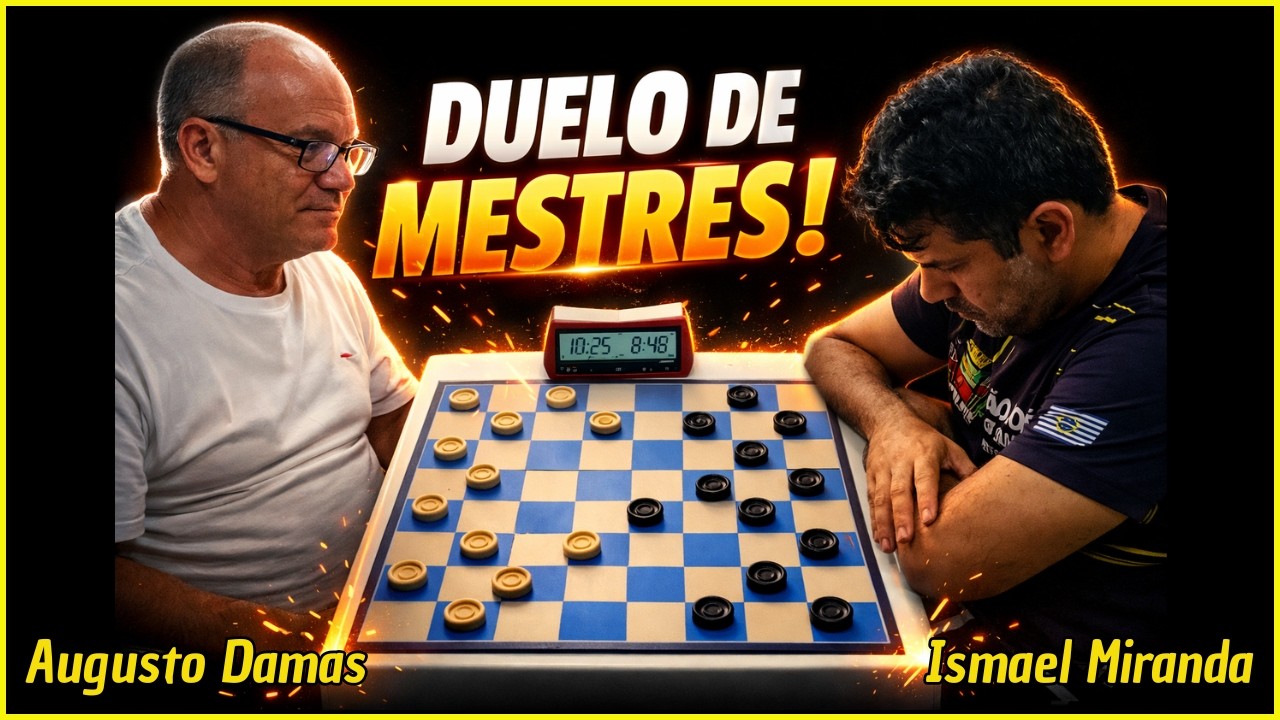 Augusto Carvalho x Ismael Miranda. Mais do que um confronto no tabuleiro,