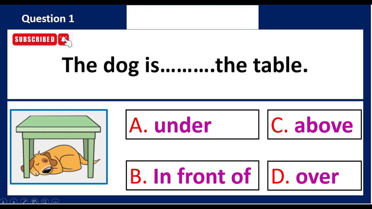 PREPOSITIONS OF PLACE ll AT - IN - ON - UNDER - BEHIND - IN FRONT OF ...