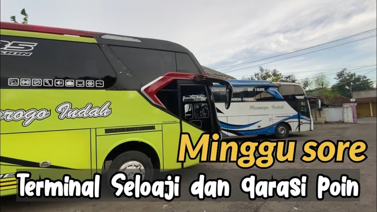 JAM SORE SITUASI TERMINAL SELOAJI‼️garasi Ponorogo indah🤔