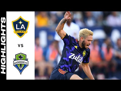 Los Angeles Galaxy Seattle Sounders Goals And Highlights