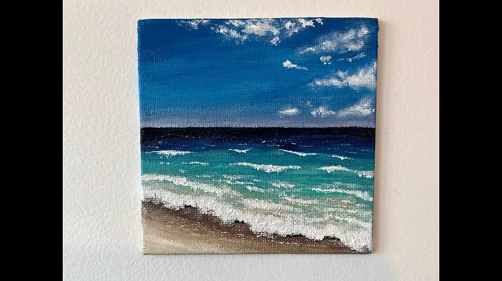 Day 6 - Ocean Tranquillity - Acrylic - Mini 28 Day...