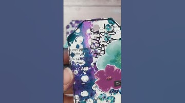 More on my channel, happy creating 🤗💖 #shanoukiart #artjournal #mixedmedia