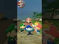 Troll Mario ruins Bday #mario #supermario #babymario #babypeach #babyluigi #shorts