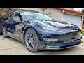 Первый Выезд в Город / Tesla Model 3 С Аукциона США