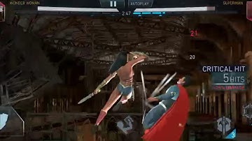 Injustice 2 android gameplay [CAT-astrophic Stage Normal Mode]