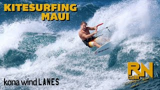 Crazy Gusty Winds  Kitesurfing Lanes, Maui