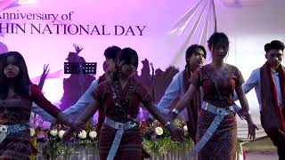 Zotung Culture Dance  76th Chin National Day New Delhi India