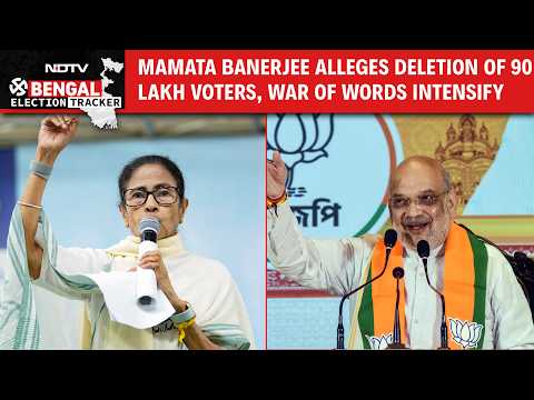 Mamata Banerjee Alleges Deletion Of 90 Lakh Voters, Amit Shah Vows To End 'Syndicate Raj'