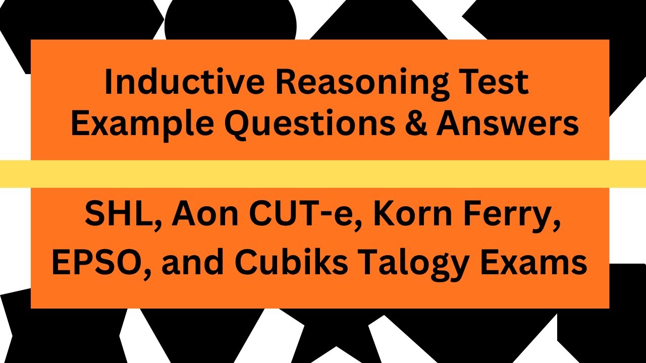 Inductive Reasoning Test Example Questions & Answers SHL, Aon CUT-e ...
