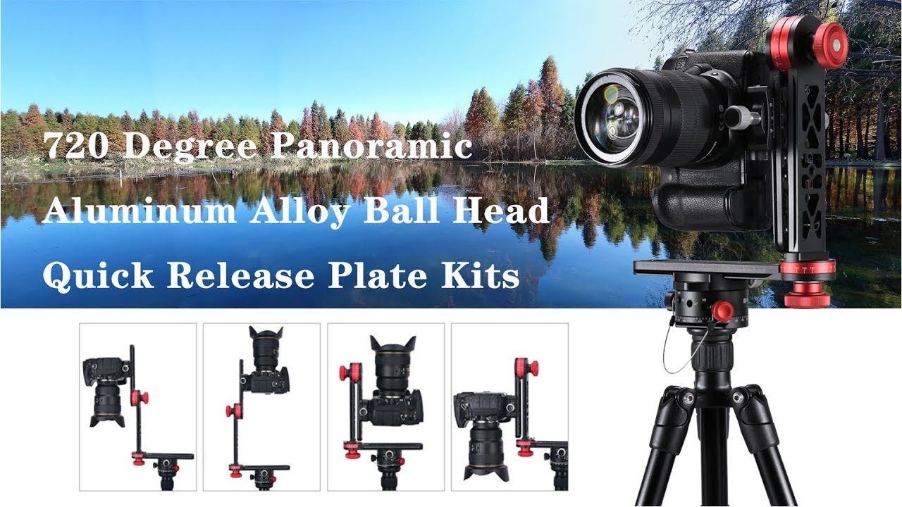 Luroze Video Shooting Ball Head 720° Ball Head Black Panoramic Shooting Aluminum Alloy Portable for Shooting for Photography Luroze Video Shooting Ball Head 720° Ball Head Black Panoramic Shooting Aluminum Alloy Portable for Shooting for Photography