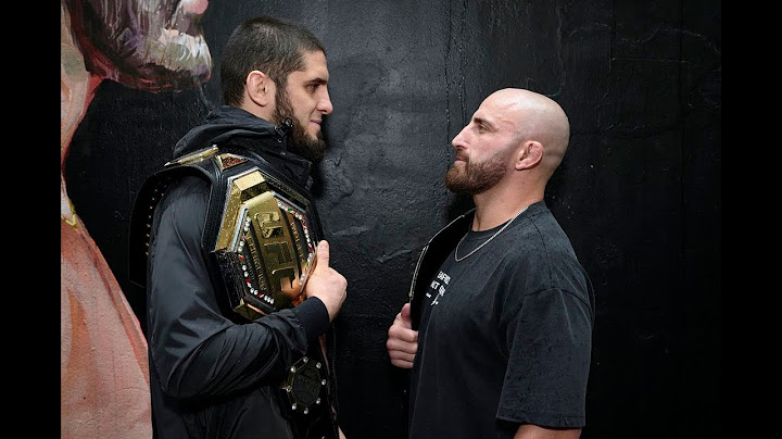 Islam Makhachev VS Alexander Volkanovski Primeira Encarada Do UFC 284 Da Austrália!