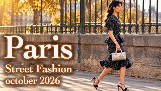 Viral Fashion Trends in Paris October 2026 🇫🇷 The Most Beautiful Street Fashion Looks. Paris VLOG