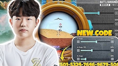 오살 OSAL Pubg Sensitivity code/ 오살 OSAL PUBG CONTROL CODE/ @Dpluskiaosal  control Zone