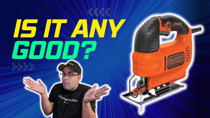 Unboxing Black and Decker KS501 400W Compact Jigsaw with blade - Bob The  Tool Man 