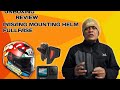 UNBOXING MOUNTING HELM FULL FACE DAN AKSESORIS GOPRO HERO 9