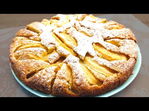 Видео рецепт Итальянская шарлотка с яблоками