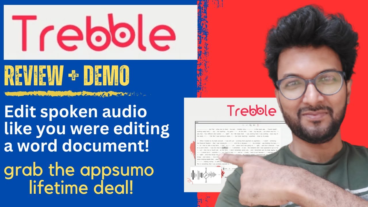 Trebble Review + Demo – Edit spoken audio like you were editing a word document!