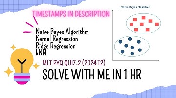 MLT | Quiz 2 | PYQ | T1(2024) | Detailed solution | IITM BS | Data Science | Machine learning