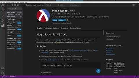 racket in vscode