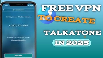 How to create Talkatone | Sign-Up Issues with Free VPN | Ultimate Guide 2025