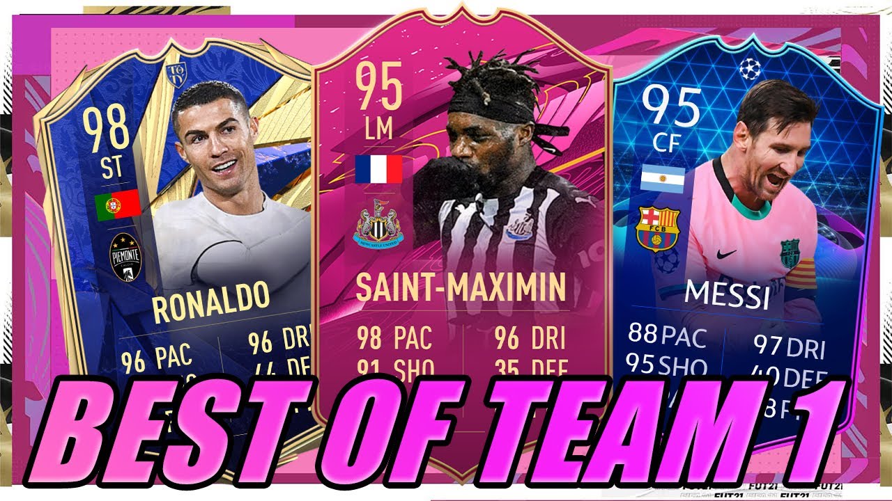 FIFA 21 FUTTIES BEST OF TEAM 1 PACK OPENING | FUTTIES 83+ x 10 PLAYER PACK!