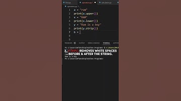 String Methods in Python.   #coding #programming #python #python #strings  #stringmethods