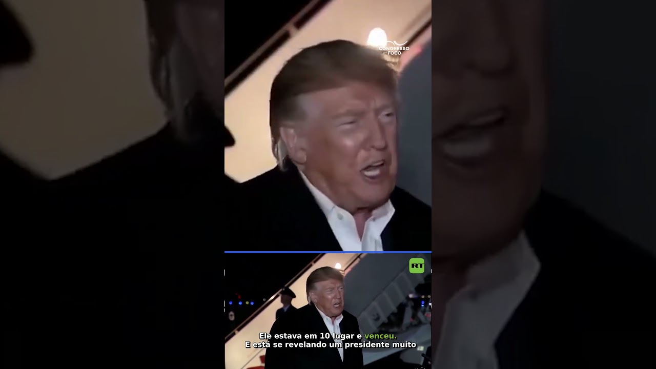 Trump diz que aprovaria ida de Flávio aos EUA e chama eleição de "estranha"