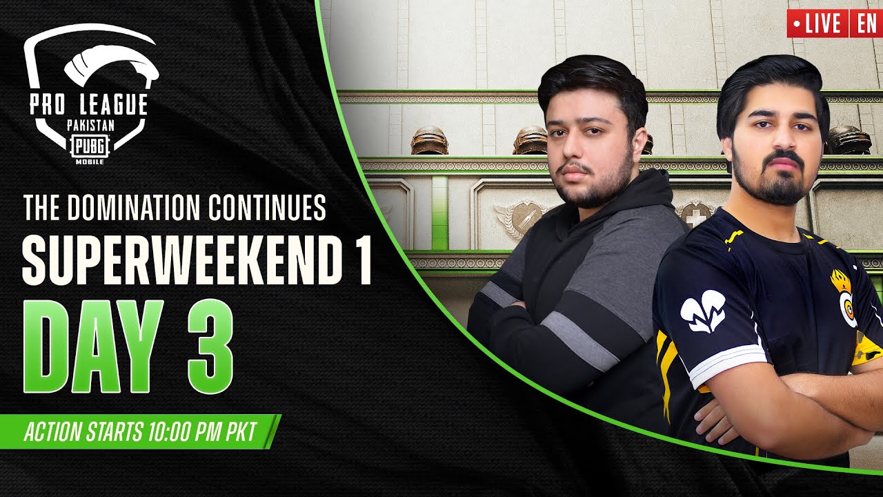 [EN] 2022 PMPL Pakistan Superweekend 1 Day 3 | Spring | The Domination Continues